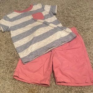 Childrens shirt and shorts set
